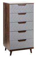 Комод с 5 ящиками Сканди Грей. Фото №1