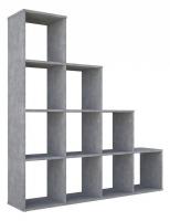 Стеллаж Polini Home Smart, серый