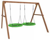 Качели детские Р911-30, коричневый. Фото №1