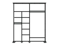 Шкаф-купе Лика ММ-137-01/02РБ Шкаф-купе Лика ММ-137-01/02РБ