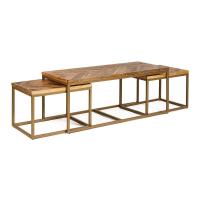 Столик журнальный Dollo (комплект из 3 шт)- 7702 (Натуральный)