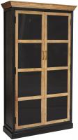Шкаф книжный Secret de Maison Black Label (mod. DA-2289) (черный/натуральный)