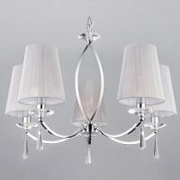 Подвесная люстра Eurosvet Valery 60079/5 хром фото Подвесная люстра Eurosvet Valery 60079/5 хром. Фото №1