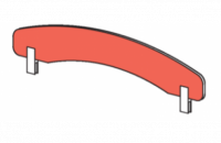 Ограждение кровати дополнительное Силуэт фото Ограждение кровати дополнительное Силуэт. Фото №1
