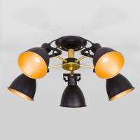 Потолочная люстра Eurosvet Denley 70112/5 черный. Фото №1