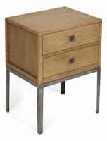 Тумба Secret De Maison DAVIS ( mod. BDS OTH 19-03 ) красное дерево/металл, 50х40х70см, античный дуб. Фото №1