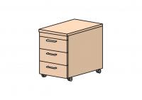 Тумба с ящиками ДСП Европа Лайт фото Тумба с ящиками ДСП Европа Лайт