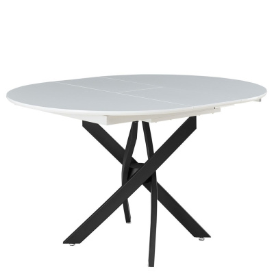 Стол 2303-1 белый/черный (white/black). Фото №2