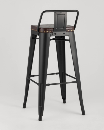 Стул барный TOLIX SOFT черный матовый. Фото №6