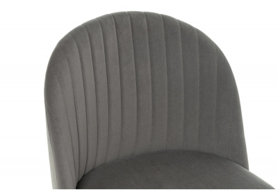 Стул Gabi 1 dark gray / black. Фото