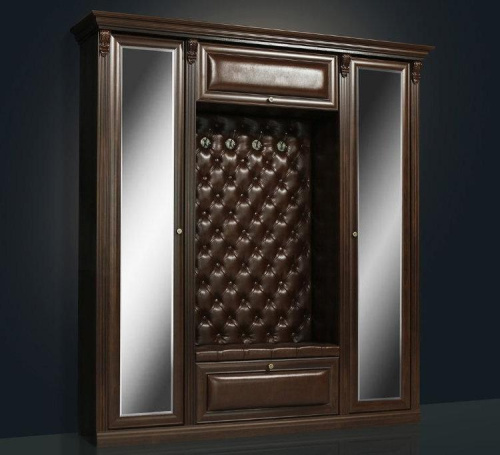 Прихожая Б5.1-2 (с двумя зеркальными дверьми). Фото №1