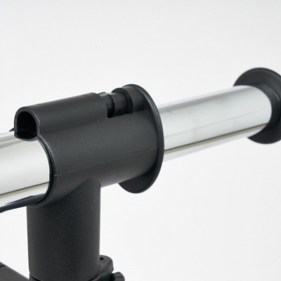 Вешалка NY-3295 металл, 84-135*44*100-165см, хром/черный. Фото №2