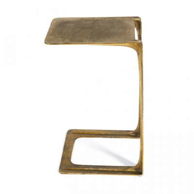 Столик кофейный Secret De Maison ANGULER ( mod. 12454 ) алюминиевый сплав, 40,5x44,5x68,5см, античная медь. Фото