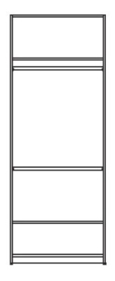 Шкаф двухстворчатый Силуэт фото Шкаф двухстворчатый Силуэт. Фото №3