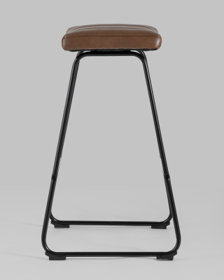 Стул барный Ковбой экокожа коричневый фото Стул барный Ковбой экокожа коричневый. Фото №4