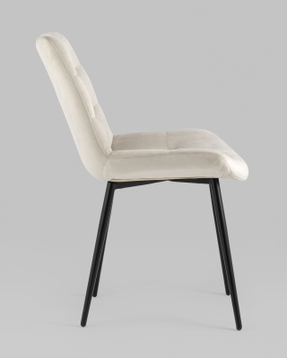 Стул Остин велюр бежевый. Фото