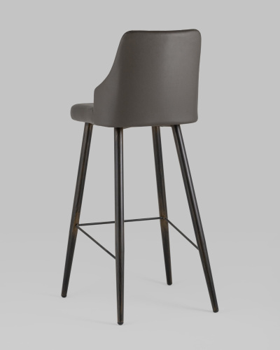 Стул барный Коналл экокожа таупе фото Стул барный Коналл экокожа таупе. Фото №7