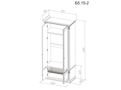 Шкаф Благо 5 Б 5.15-2. Фото