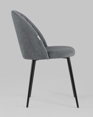 Стул Марсель микровелюр темно-серый. Фото