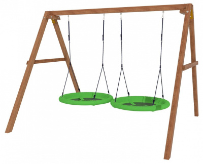 Качели детские Р911-30, коричневый. Фото №3