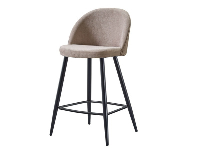 Стул полубарный ESF 373B-2 бежевый/черный фото Стул полубарный ESF 373B-2 бежевый/черный. Фото №2