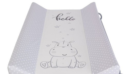 Стол пеленальный Polini kids Бегемотик, серый. Фото №6