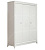 Шкаф для одежды Сабрина ММ-302-01/03Б (альба)