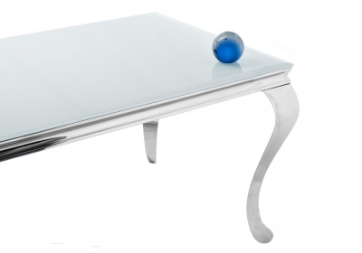 Стол стеклянный Sondal 160 белый фото Стол стеклянный Sondal 160 белый. Фото №5