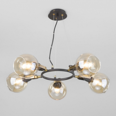 Подвесная люстра Eurosvet Mateo 70119/5 черный. Фото №2