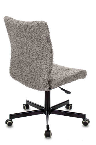 Кресло Бюрократ CH-330M серый экомех крестовина металл черный. Фото №6