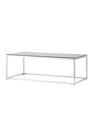 Журнальный стол 120*60 ТАУН серебро. Фото