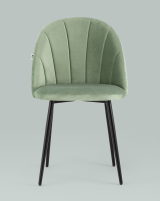 Стул Логан велюр фисташковый. Фото