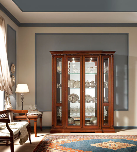 Витрина 4-х дверная большая 71CI00. Фото №1