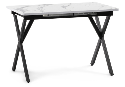 Стол деревянный Гурдун белый / черный фото Стол деревянный Гурдун белый / черный. Фото №2