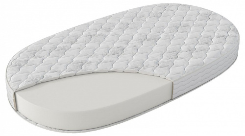 Матрас для новорожденных Джангл Симпл 1250x750, белый. Фото №1