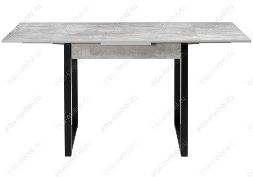 Стол деревянный Форли бетон / черный матовый. Фото №4