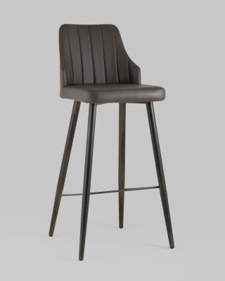 Стул барный Коналл экокожа таупе фото Стул барный Коналл экокожа таупе. Фото №3