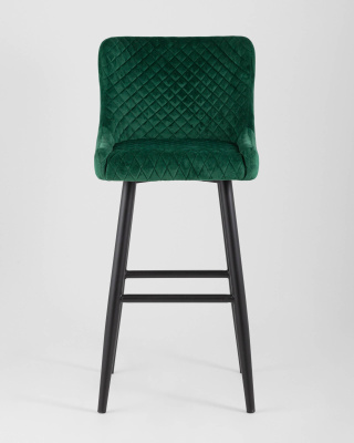 Стул барный Ститч велюр изумрудный фото Стул барный Ститч велюр изумрудный. Фото №5