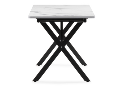 Стол деревянный Гурдун белый / черный фото Стол деревянный Гурдун белый / черный. Фото №4