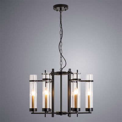 Подвесная люстра Arte Lamp Hugo A1688LM-6BK. Фото №2