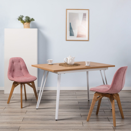 Стул EAMES lite Розов/Натуральный Бук фото Стул EAMES lite Розов/Натуральный Бук. Фото №5