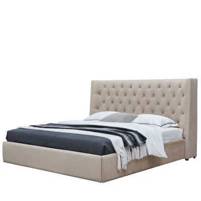Кровать 1726 BEIGE бежевая. Фото №2