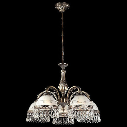 Подвесная люстра Eurosvet Lourence 22823/5 античная бронза. Фото №2