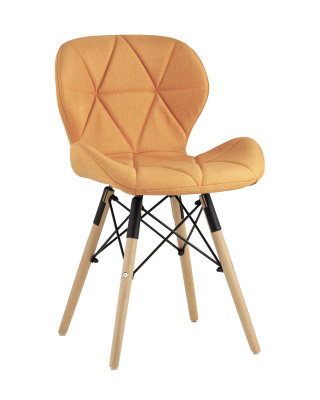 Стул Бон рогожка оранжевый. Фото