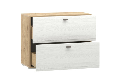 Тумба Snow wood НМ 011.87-01, Белое дерево, Дуб Бунратти. Фото №2