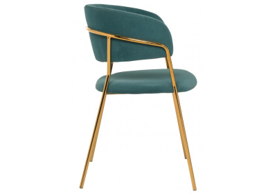 Стул Kamelia green / gold. Фото №2