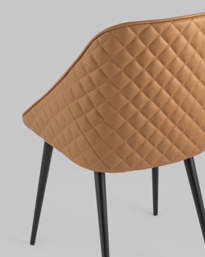 Стул Бланш экокожа коричневый. Фото №8