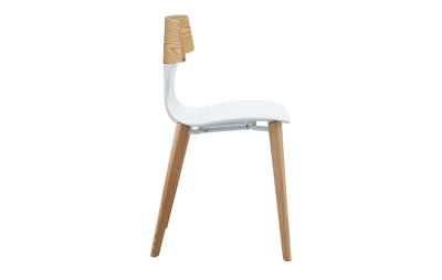 Стул DC-S083 белый/бук. Фото №5