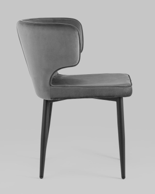 Стул Матео велюр серый фото Стул Матео велюр серый. Фото №4