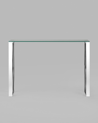 Консоль КРОСС 115*30 серебро. Фото №4